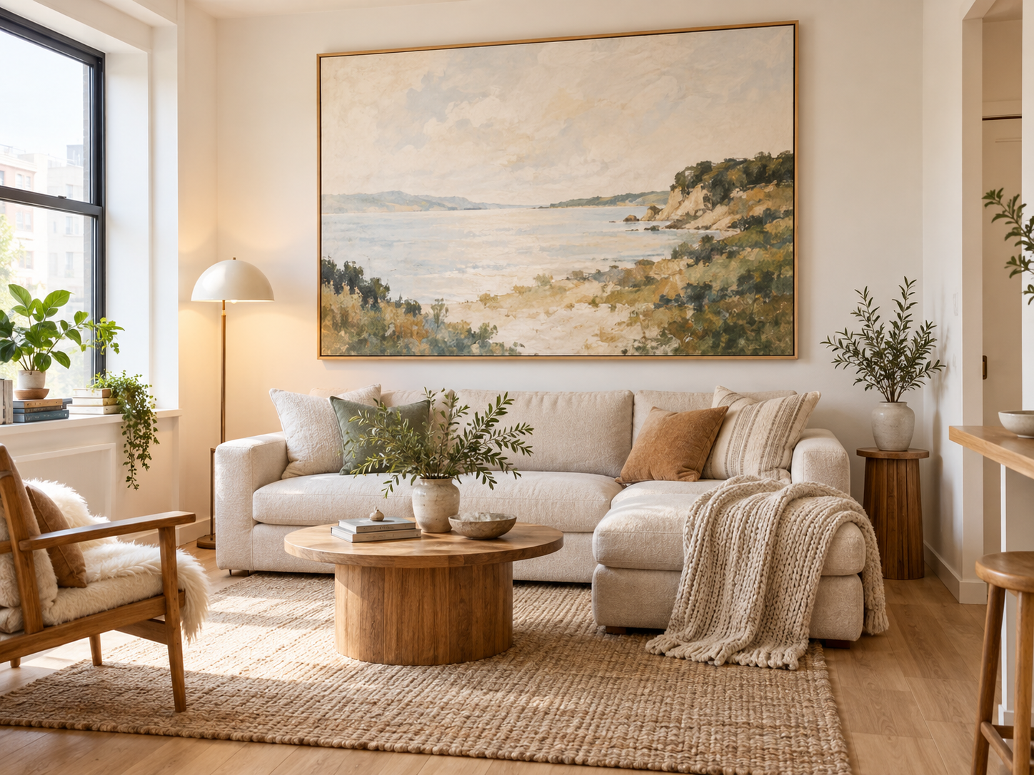 Use a large piece of artwork