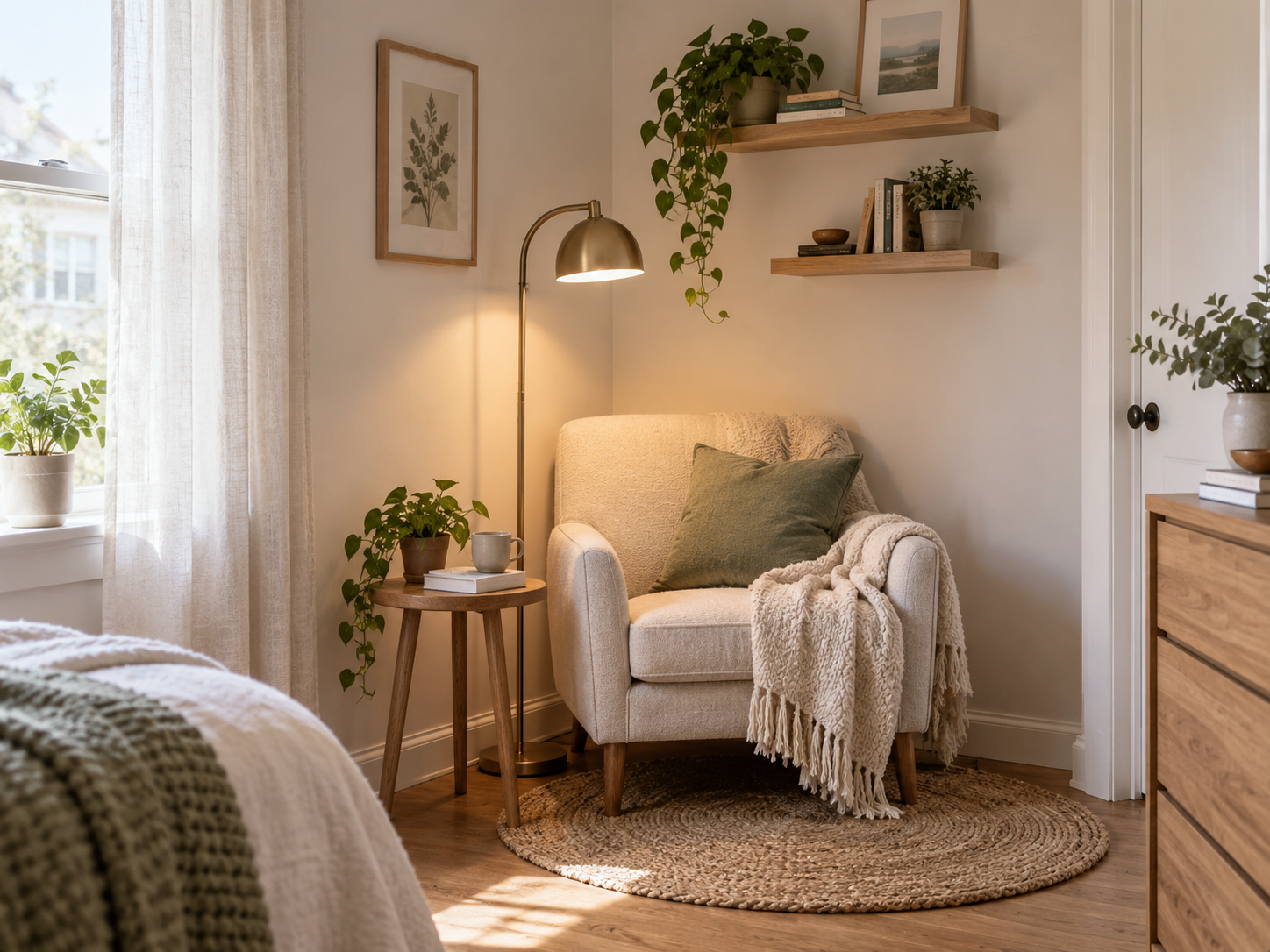Use an empty corner