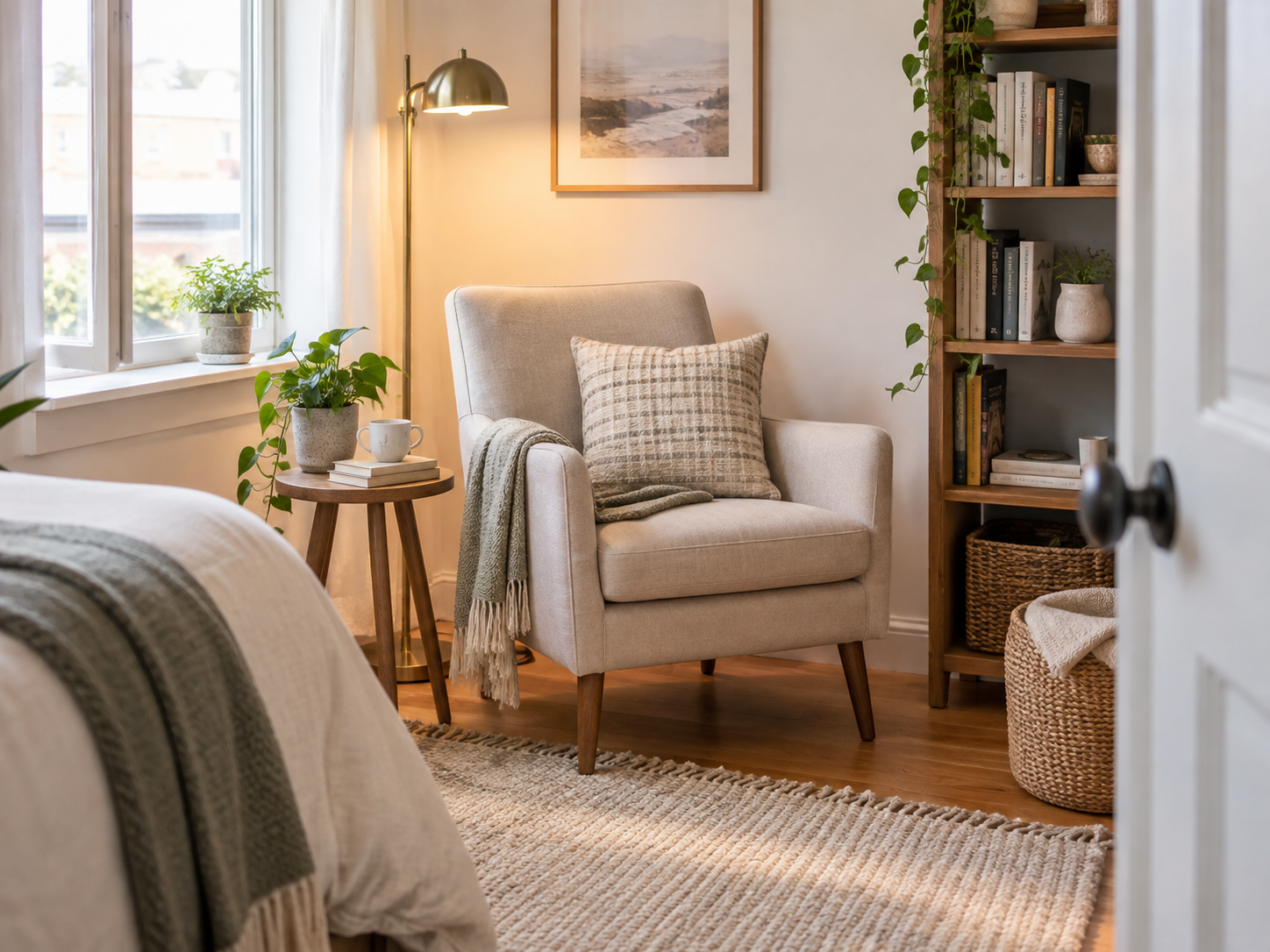 Choose a compact armchair