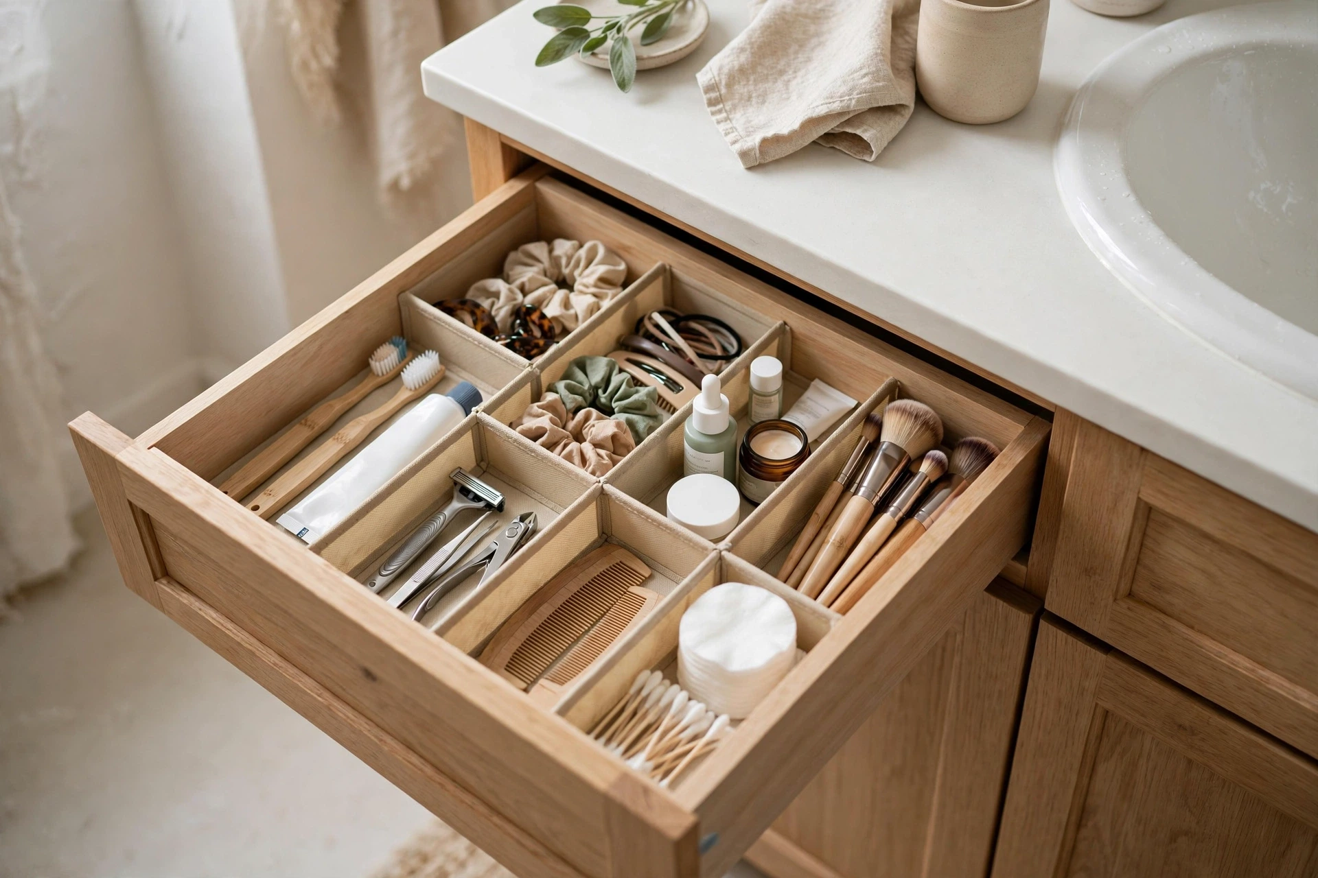 Use drawer dividers