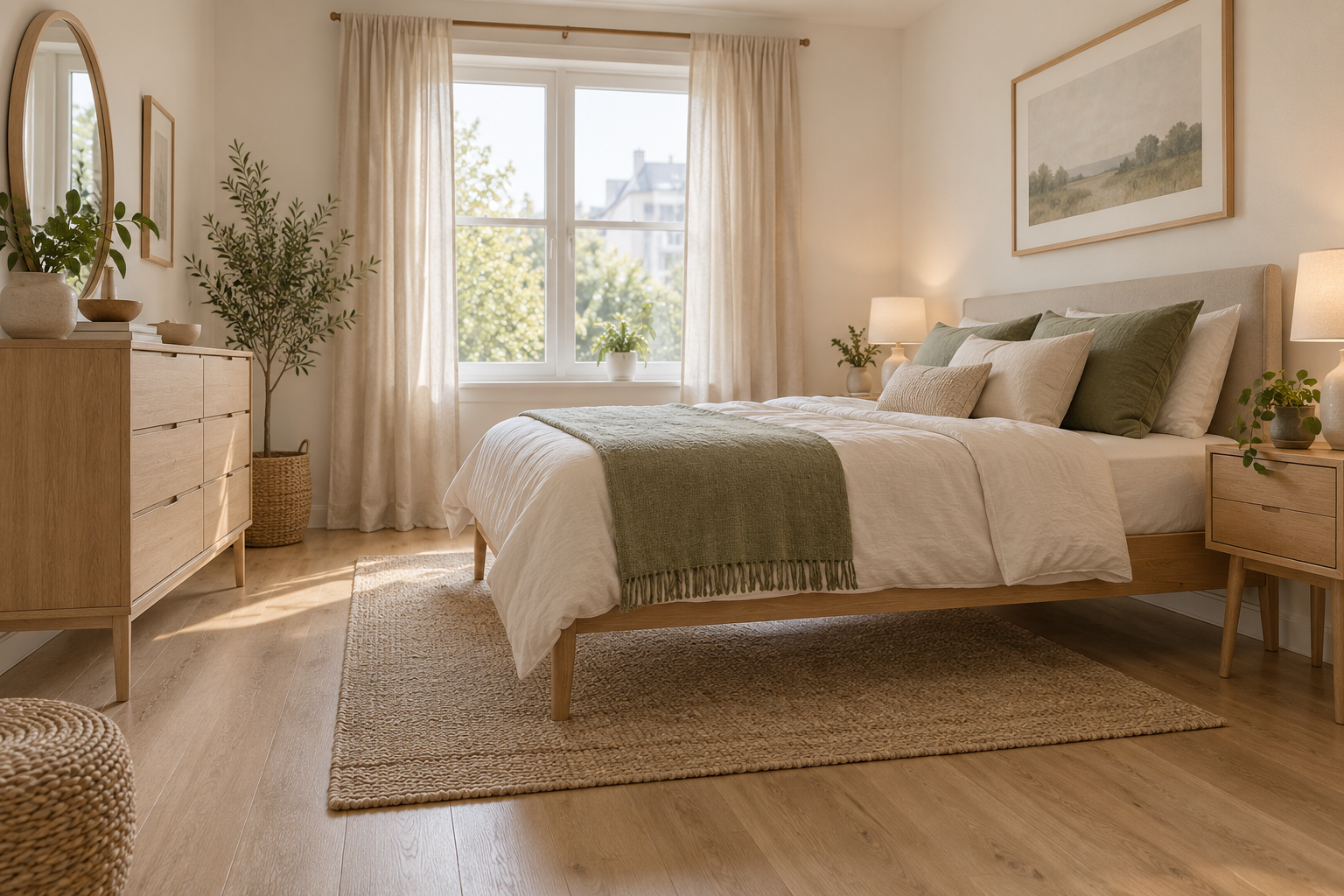 Use furniture with visible legs