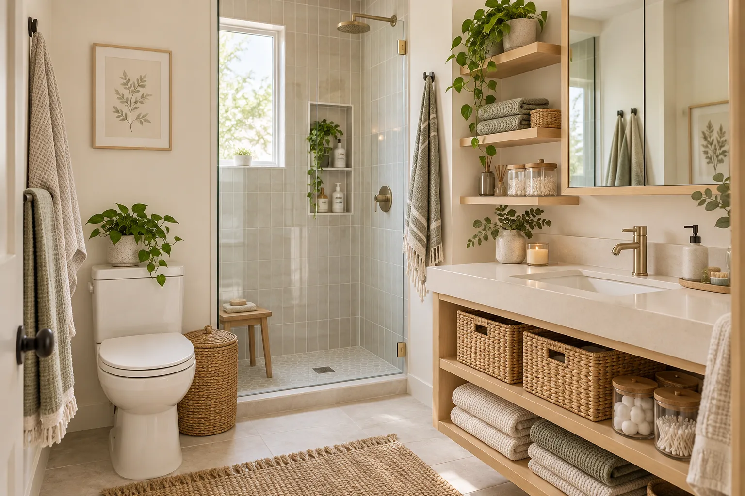 18 Small Bathroom Storage Ideas That Make the Most of Every Inch