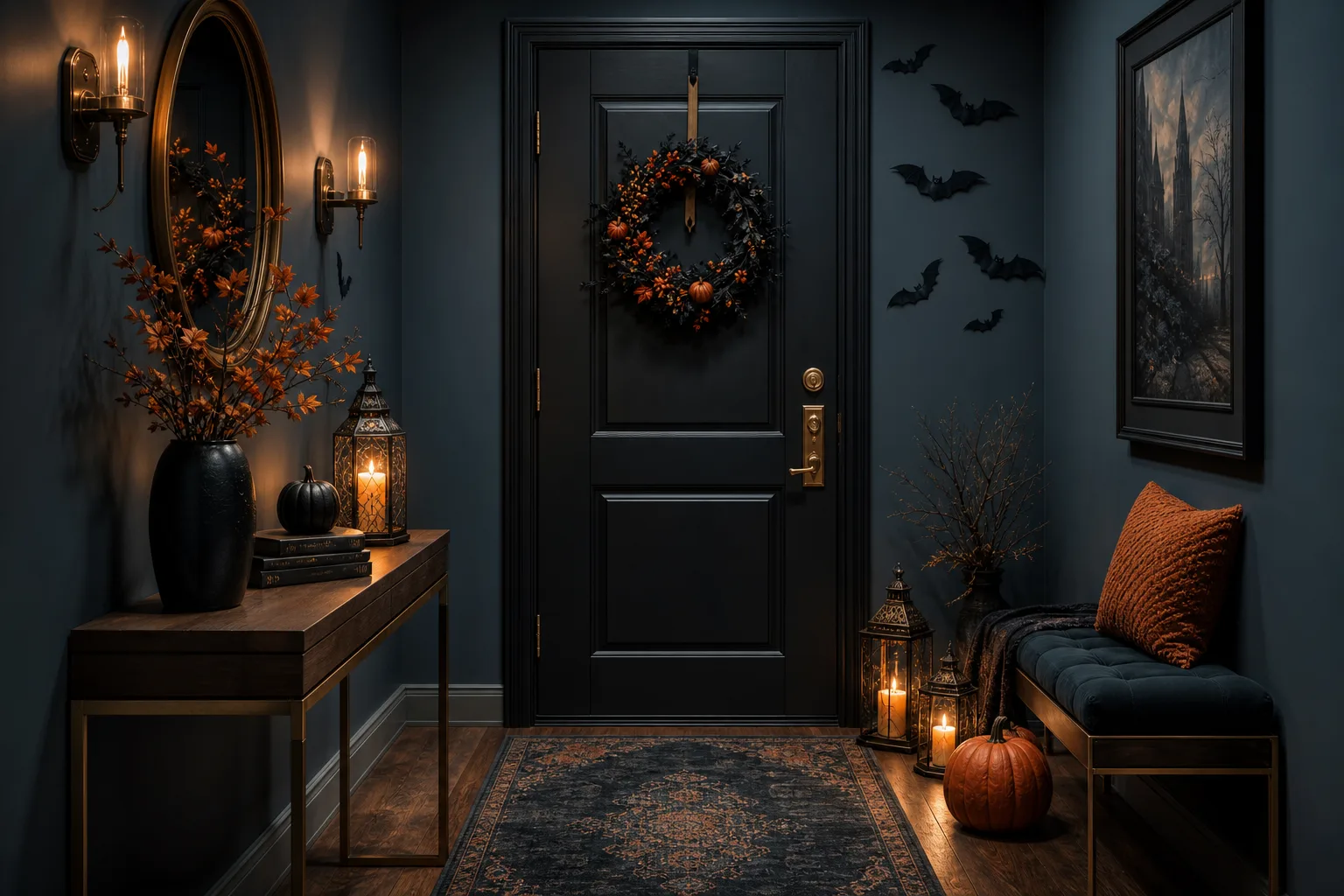 10 Halloween Entryway Ideas for Small Homes and Apartments