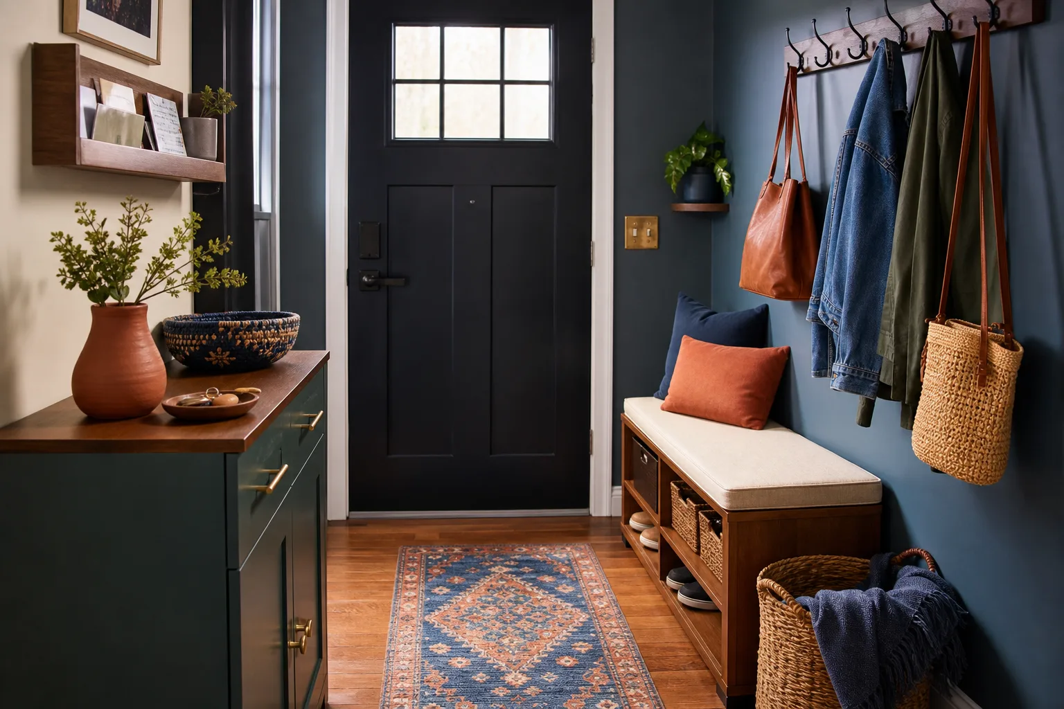 16 Small Entryway Storage Ideas That Keep Clutter Under Control