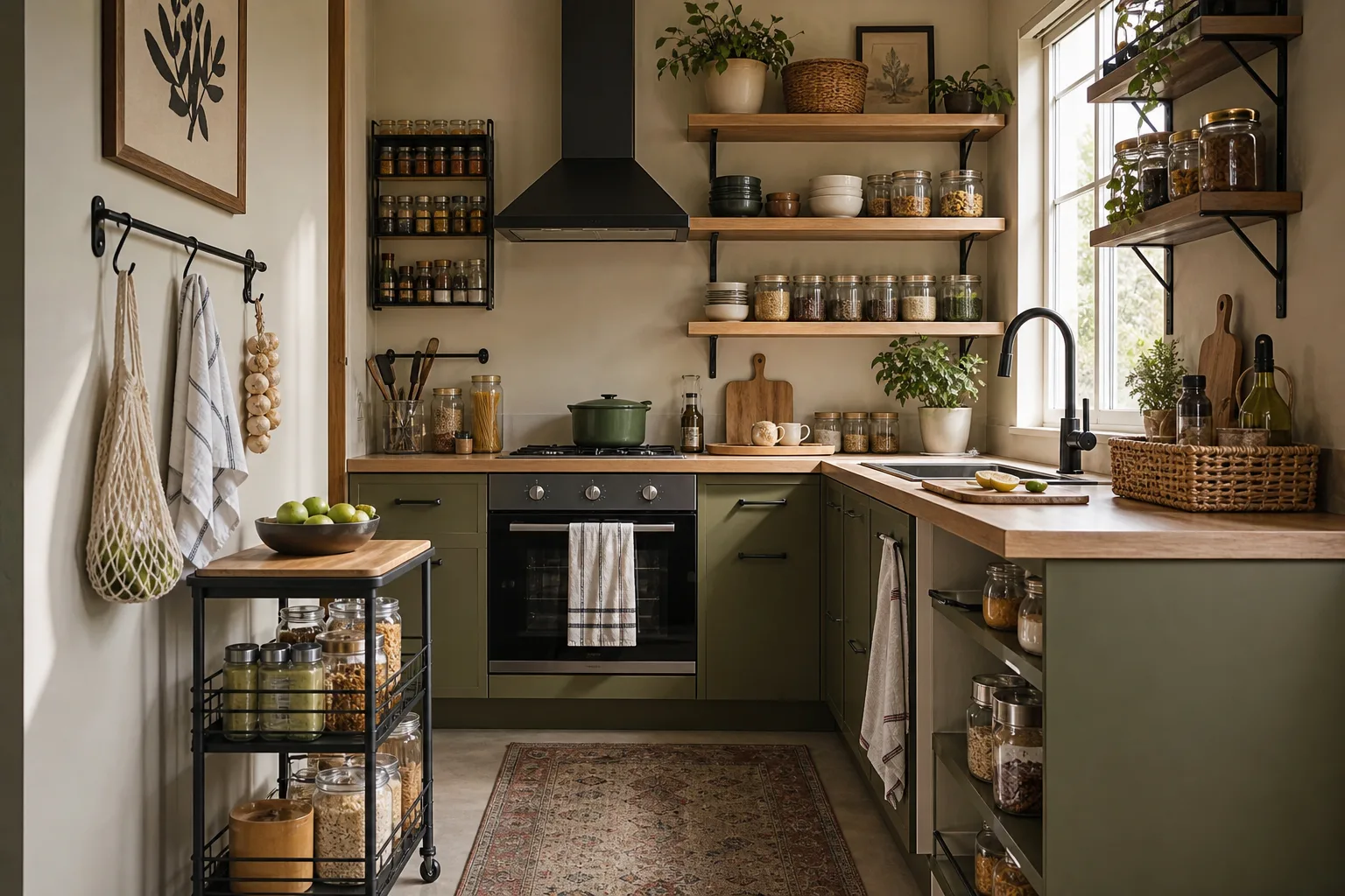 15 Small Kitchen Storage Ideas When You Don’t Have a Pantry