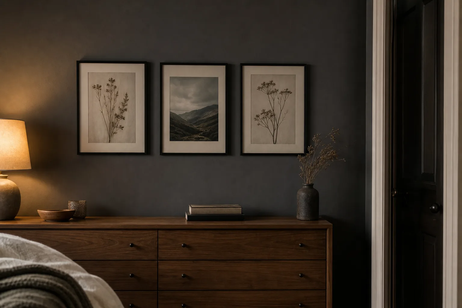 Change the print inside an existing bedroom frame