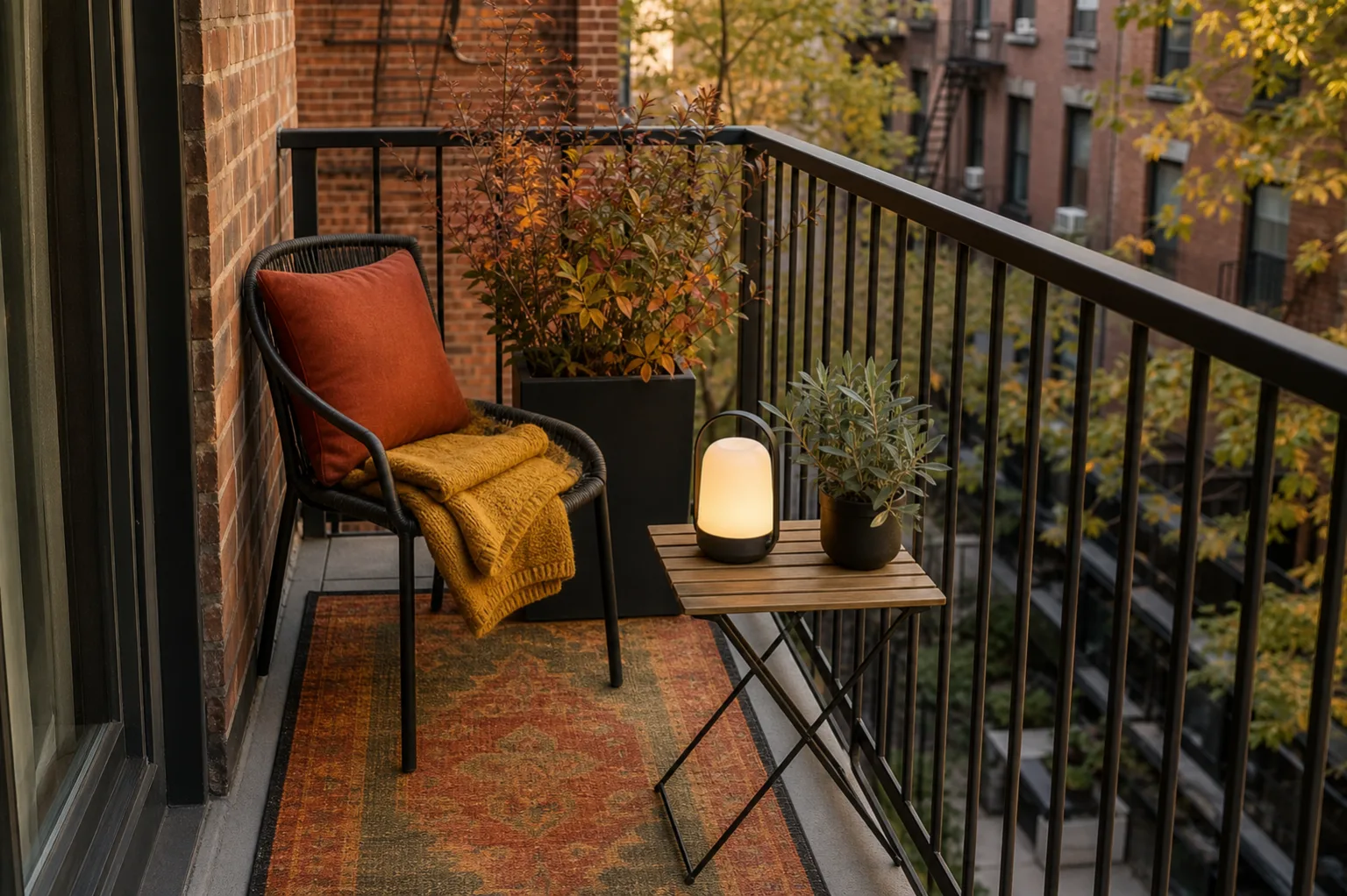 15 Fall Balcony Decor Ideas for Small Apartments