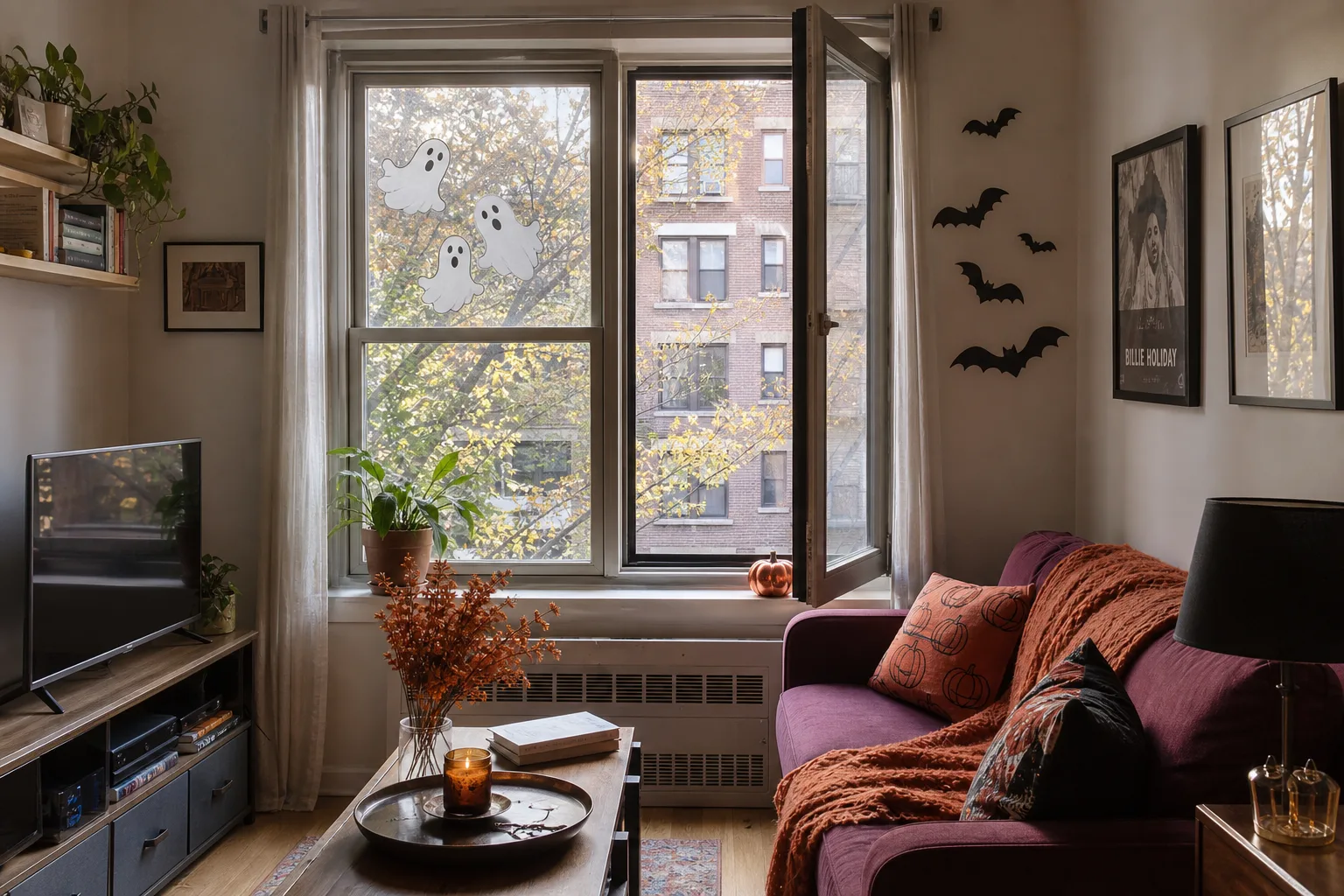 12 Halloween Window Decor Ideas for Apartments