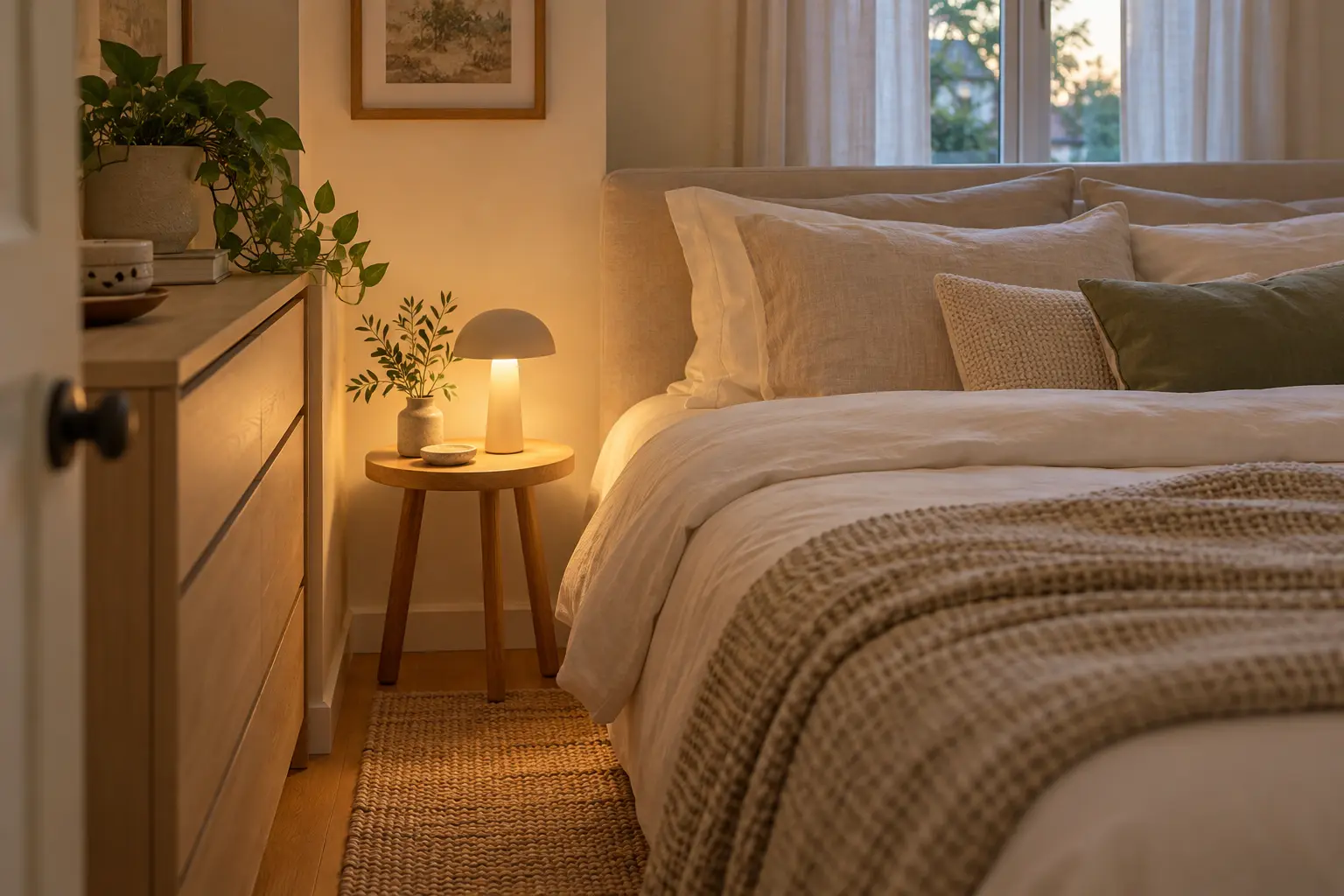 Choose a rechargeable lamp when the outlet is in the wrong place