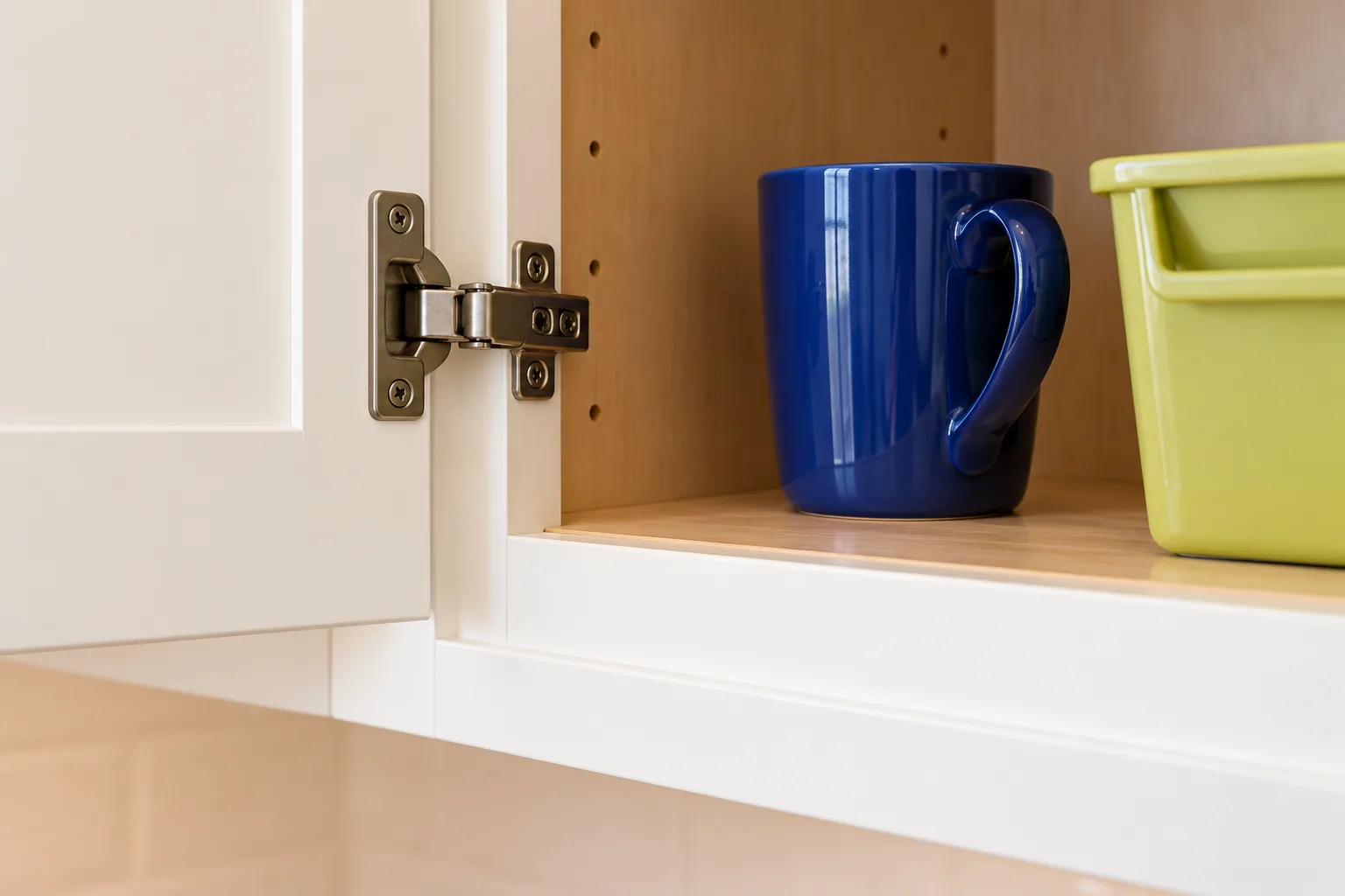 Leave a gap for taking things out and putting them back