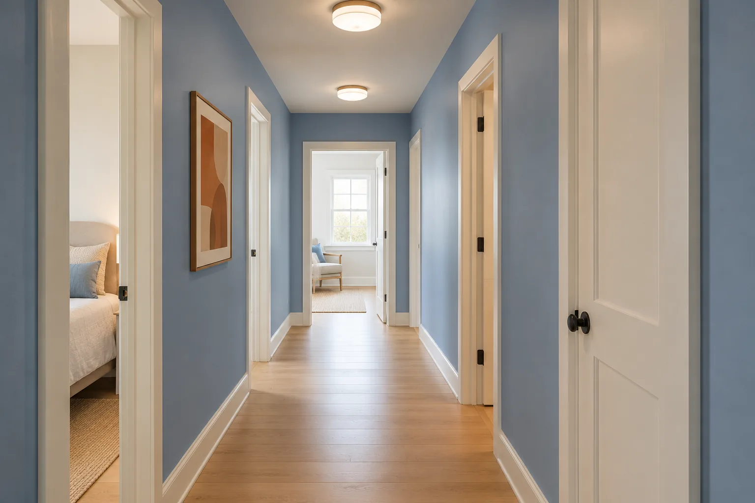 Narrow Hallway Decor That Keeps the Route Clear