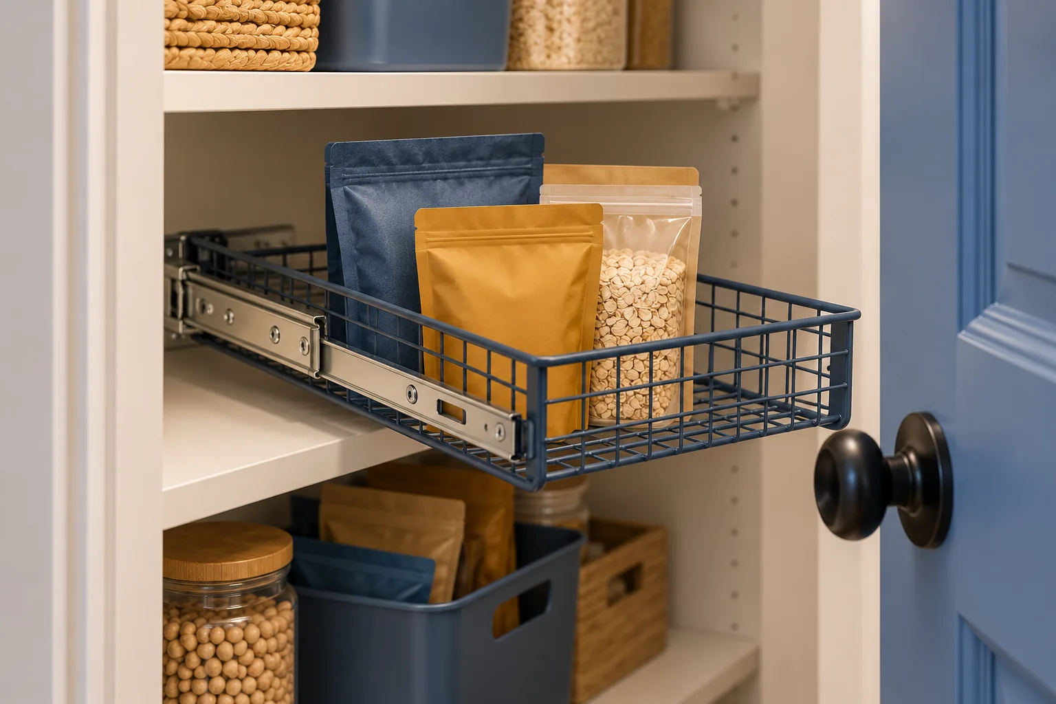 Test a suitable pull-out basket