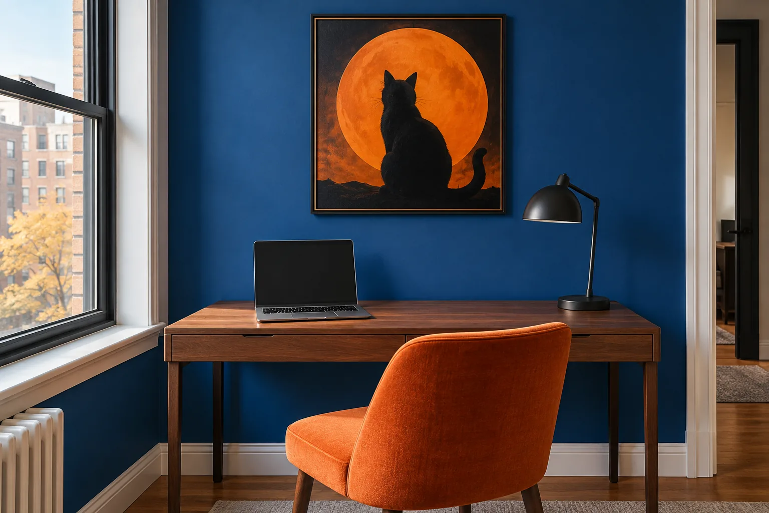 Change the print inside an existing desk-side frame