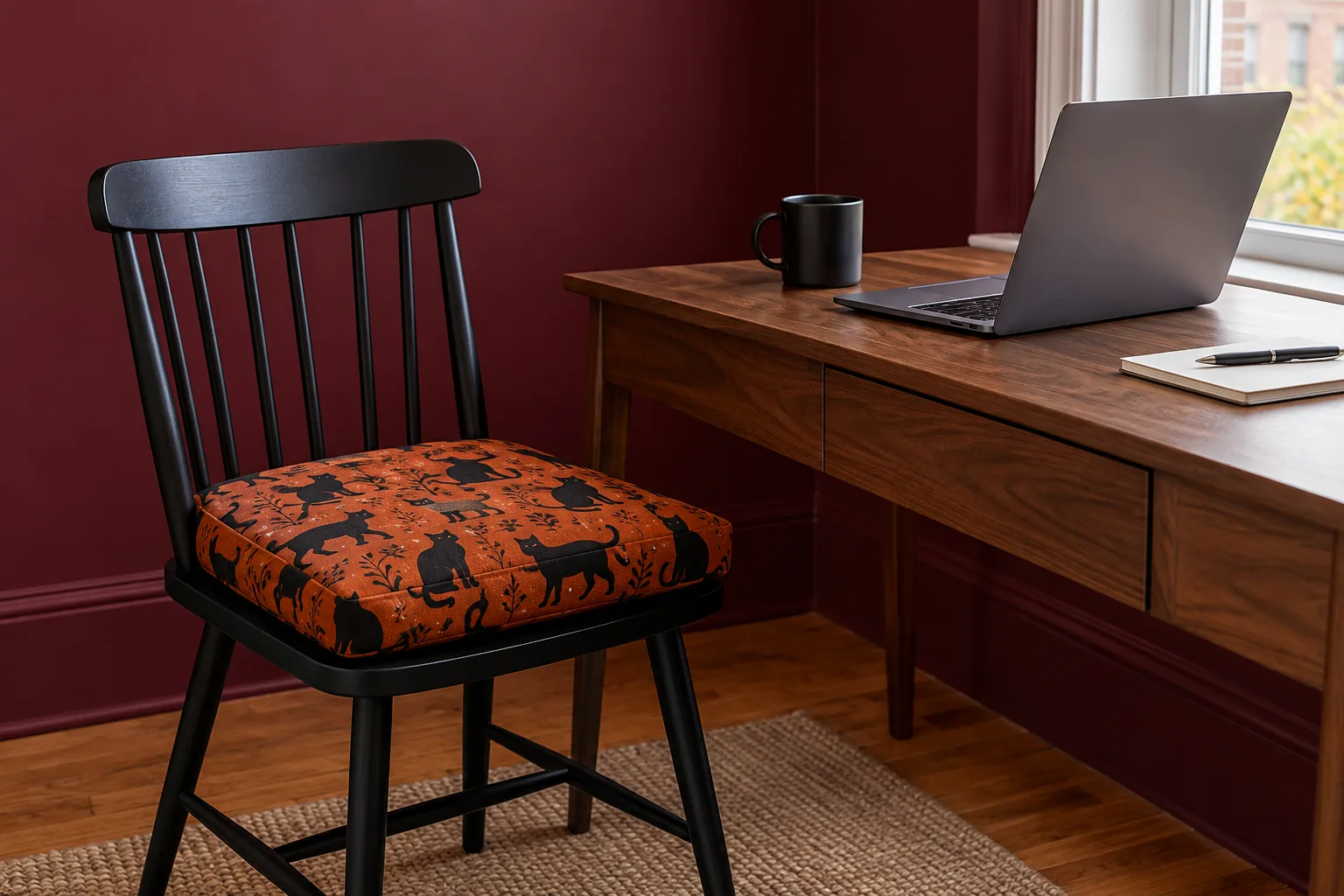 Use a seasonal cover on an existing chair cushion