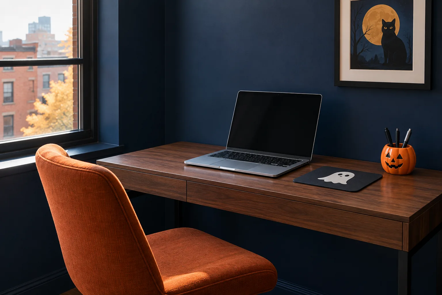 8 Halloween Desk Decor Ideas for Small Home Offices