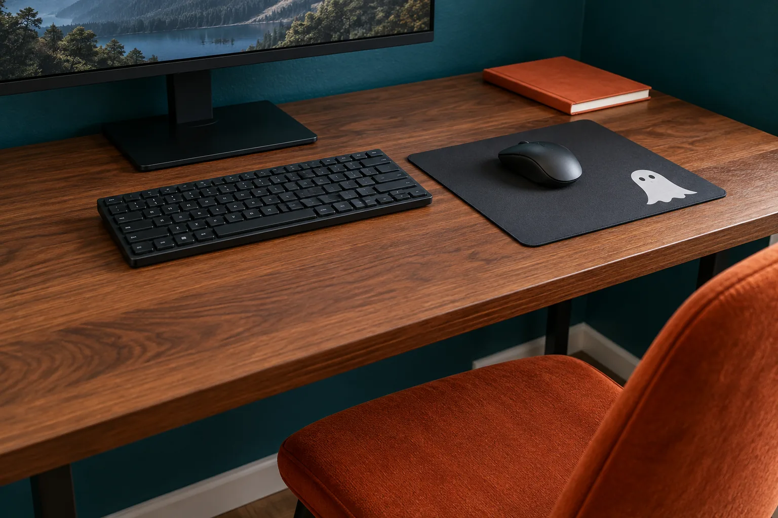 Swap the ordinary mouse pad for a simple ghost design