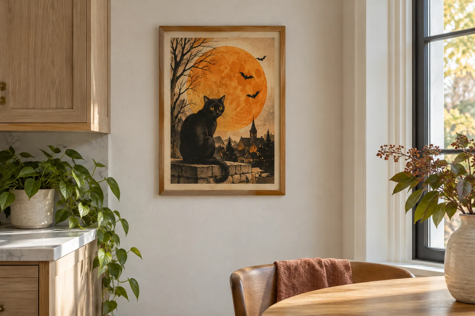 Change the picture inside an existing kitchen frame