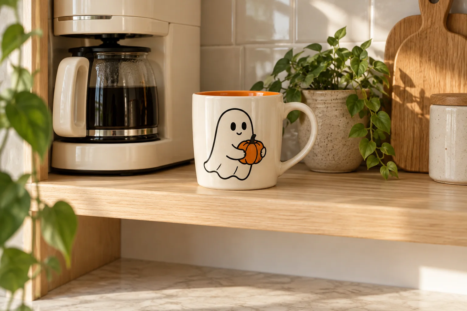 Let the mug you use each morning carry the theme