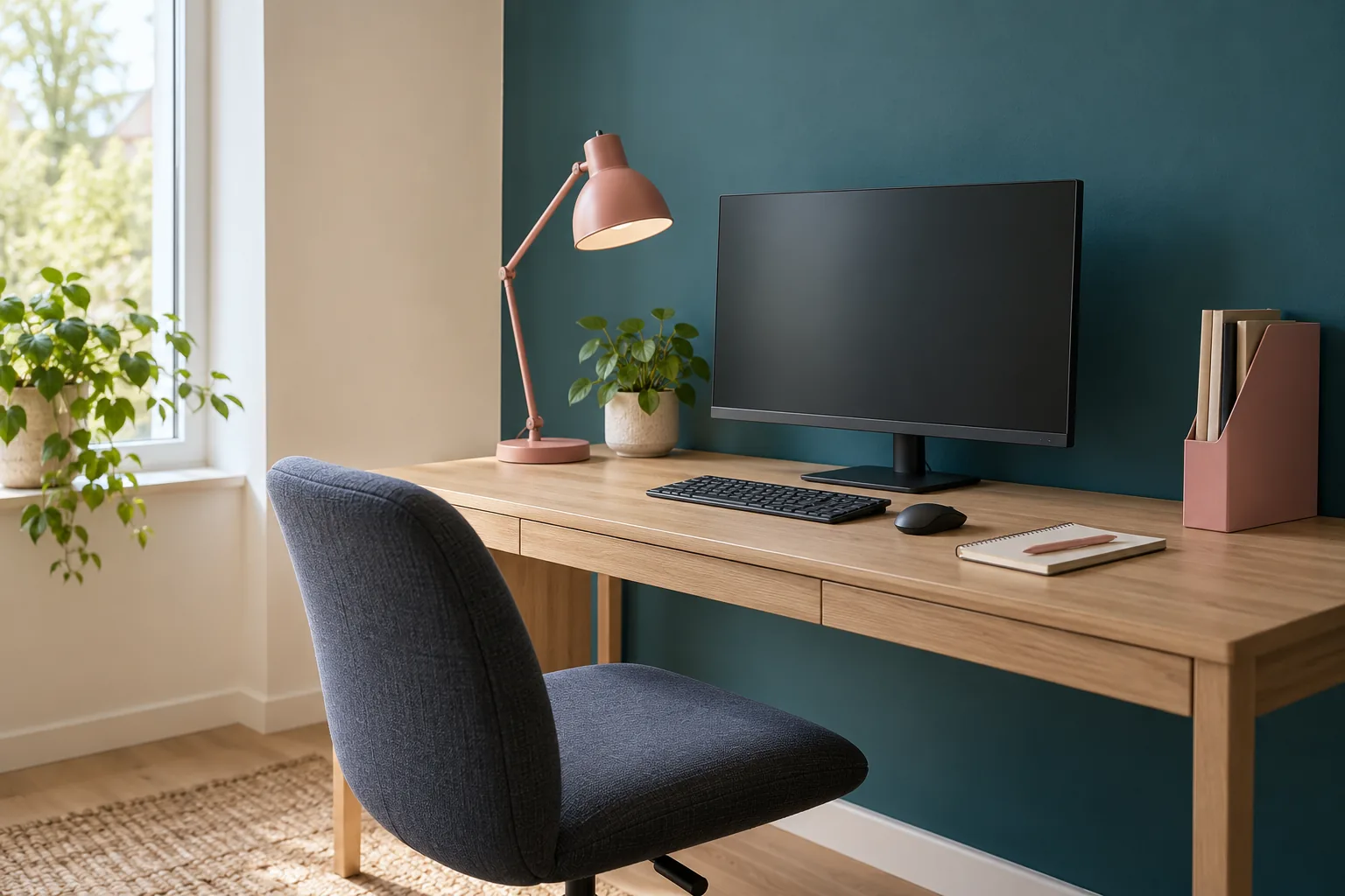 Small Home Office Colors for Focused, Comfortable Work