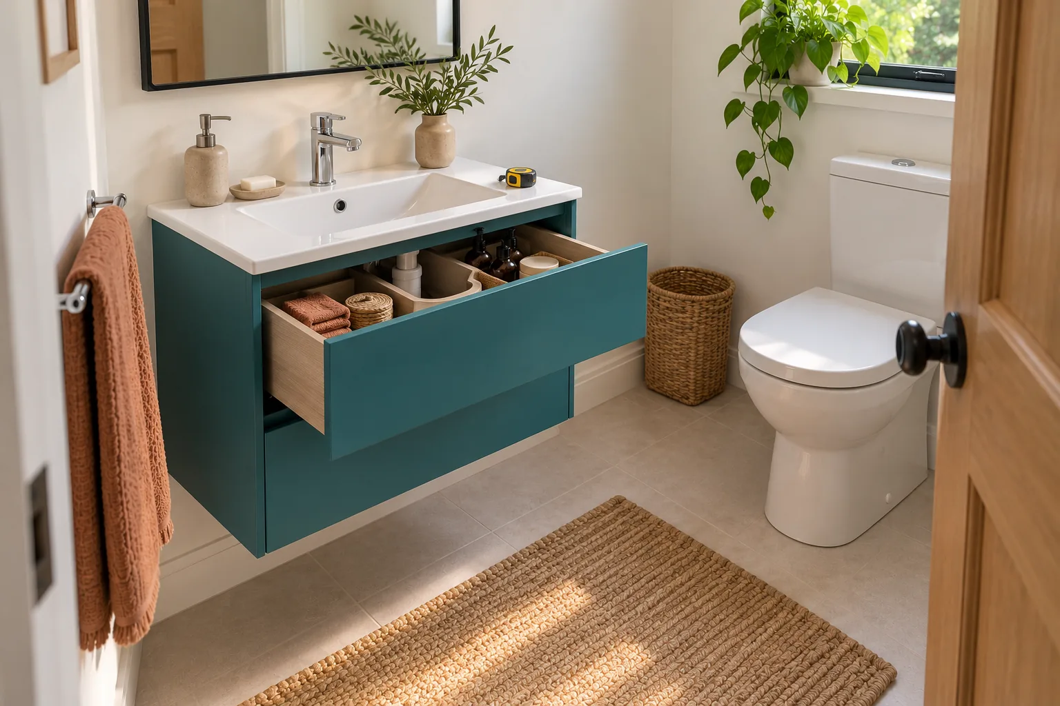 Measure the room and door movement