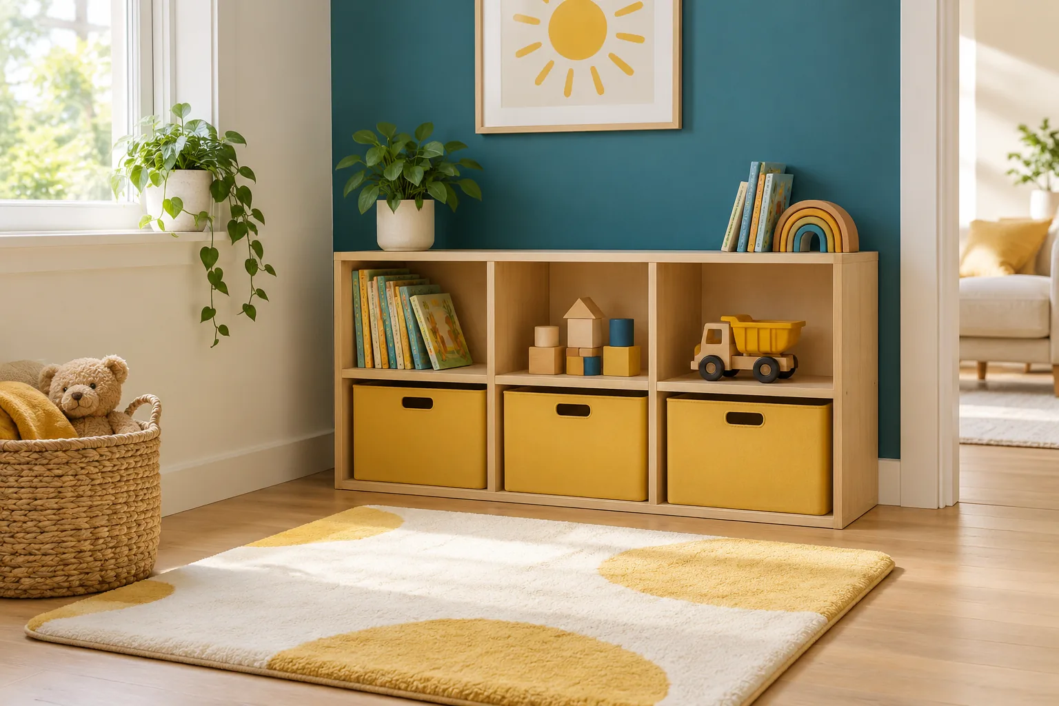 Toy Rotation Storage for a Small Home